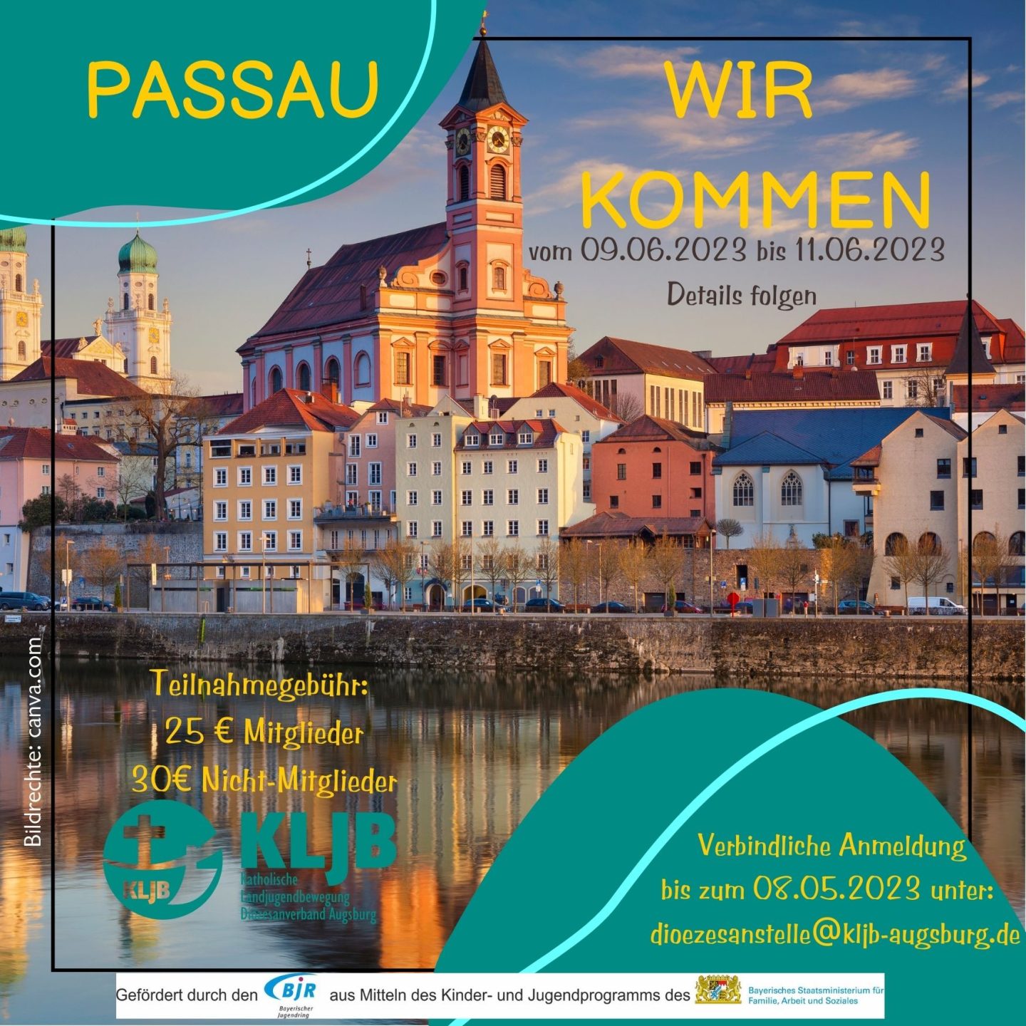 Infos zur Städtetour 2023 nach Passau