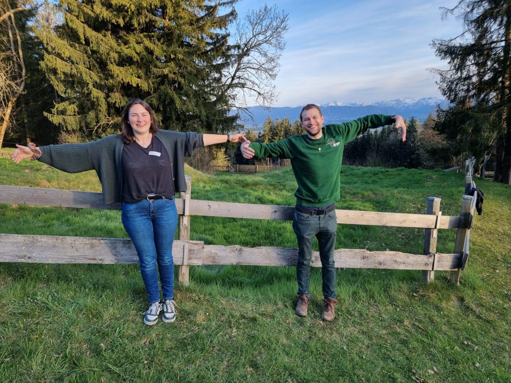 Der aktuelle Vorstand, Eva und Christian, hat noch Platz für weitere Vorsitzende