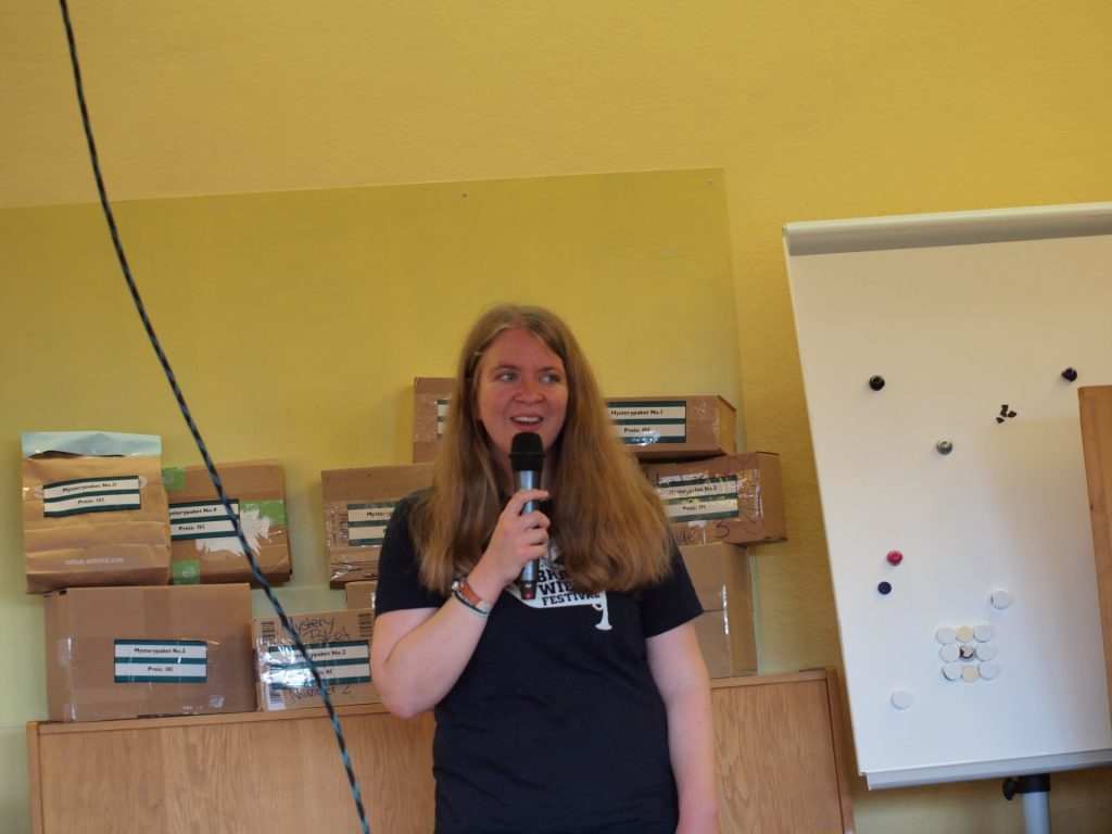 Antonia hat auch ein Grußwort mitgebracht