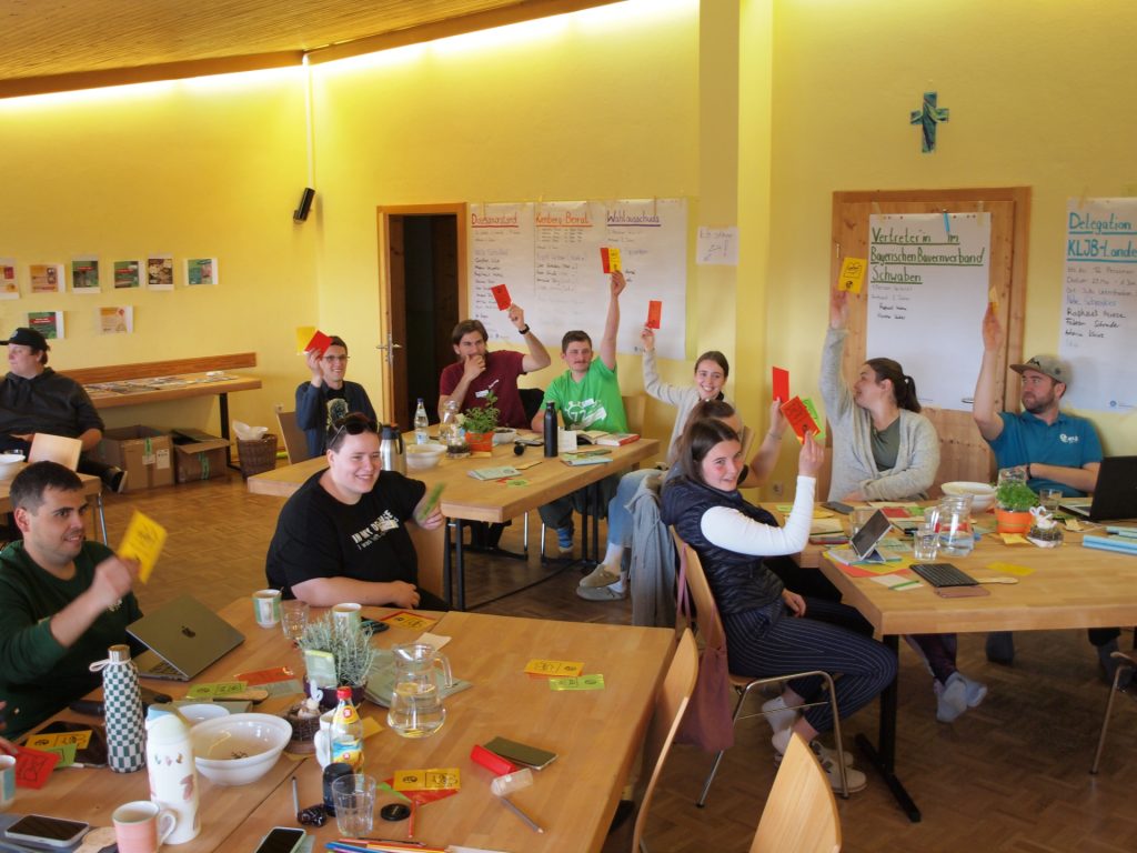 Eins von zahlreichen Stimmungsbildern während des Versammlungsteils